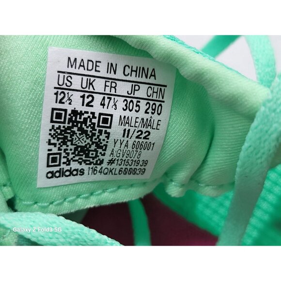 Adidas Adizero Distancestar Track Field Shoes Mens Size 12.5 Green Pink GV9078 - Picture 8 of 10